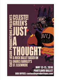 Just a Thought: A Rock Ballet show poster