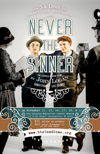 NEVER THE SINNER by John Logan show poster