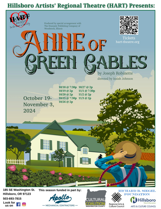 Anne of Green Gables in Portland