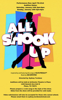 All Shook Up Auditions show poster