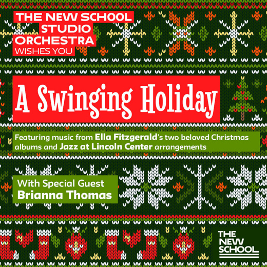 FREE HOLIDAY CONCERT: THE NEW SCHOOL STUDIO ORCHESTRA WISHES YOU A SWINGING HOLIDAY