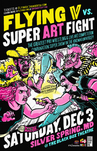 Flying V vs Super Art Fight in Washington, DC