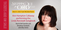 Stepping Out for COD 2022 Presents: Ann Hampton Callaway show poster