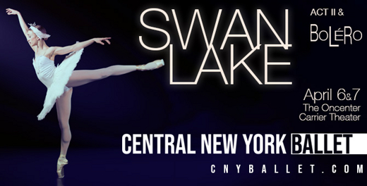 CNY Ballet Debut! Swan Lake Act II & Bolero in Central New York
