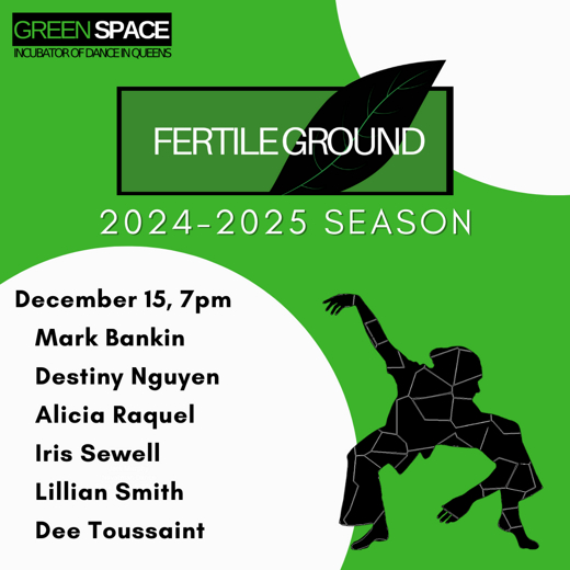 Fertile Ground New Works Showcase: December 15th