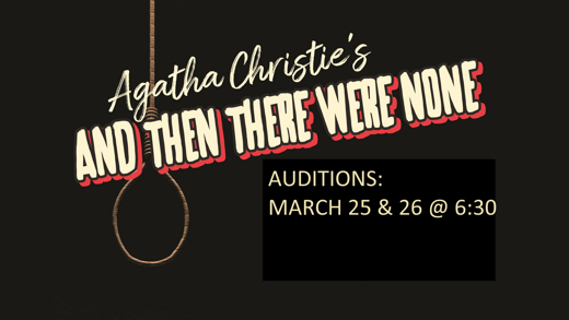 Auditions: And Then There Were None show poster