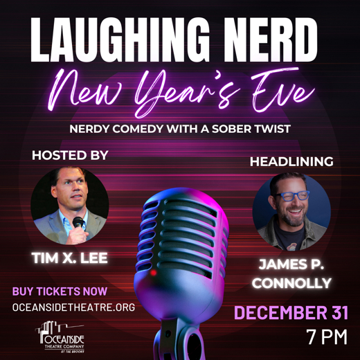 Laughing Nerd New Year's Eve show poster