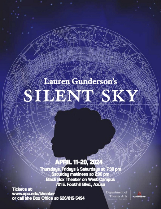 Silent Sky show poster
