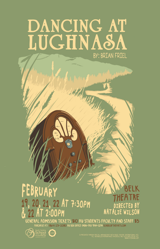 Dancing at Lughnasa show poster