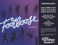 FOOTLOOSE show poster