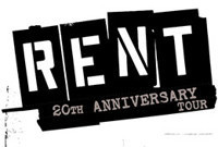 Rent - The National Tour show poster