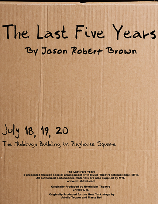 The Last Five Years show poster