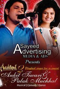 Aashiqui 2 Singers Ankit Tiwari & Palak Mucchal Live Ankit Tiwari