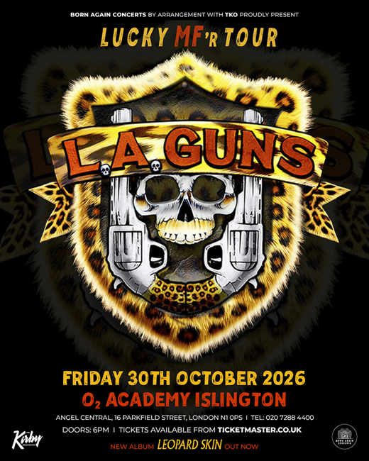 L.A. GUNS at O2 Academy Islington - London in UK Regional