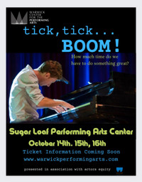 Tick Tick Boom show poster