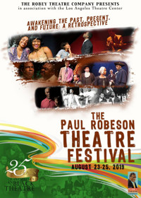Paul Robeson Theatre Festival show poster