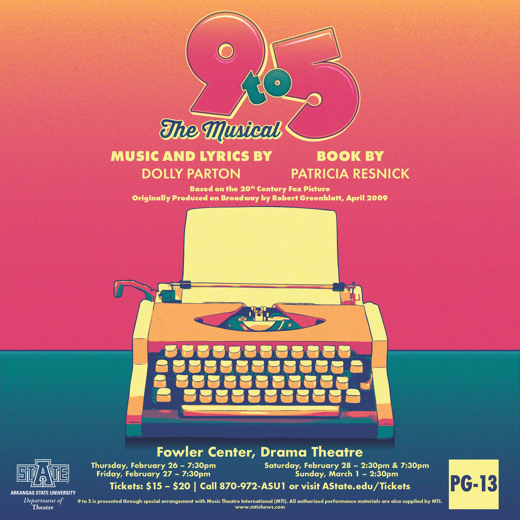 9 to 5: The Musical :Music and Lyrics by: Dolly Parton Book by: Patricia Resnick
