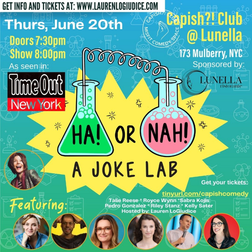 Ha! or Nah!: A Joke Lab show poster