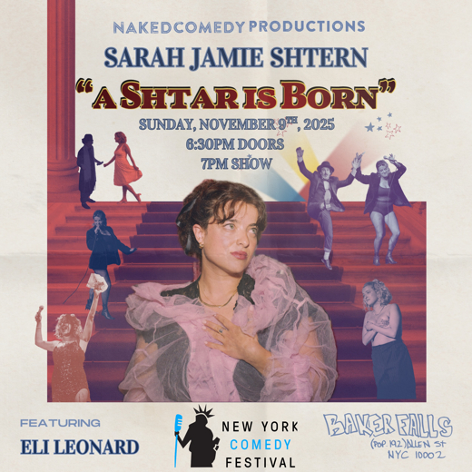 A Shtar is Born (at the New York Comedy Festival)