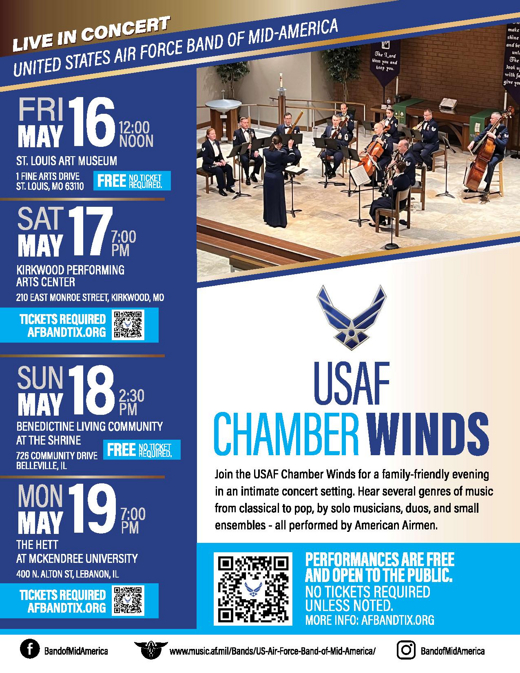 USAF Chamber Winds in St. Louis