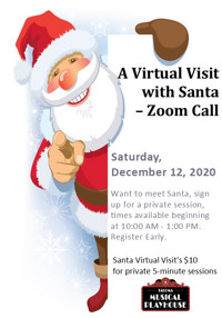 A Virtual Visit with Santa - A Zoom Call