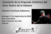 Concierto de la Orquesta Sinfónica del Gran Teatro de La Habana