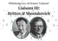 PhiloSonia presents “Liaisons III: Britten & Shostakovich”