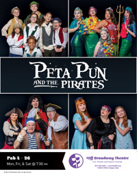 Peta Pun & the Pirates show poster