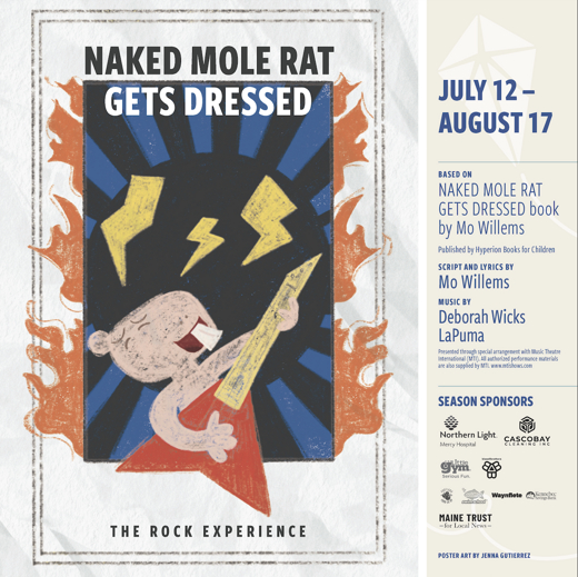 Mo Willems' NAKED MOLE RAT GETS DRESSED: THE ROCK EXPERIENCE