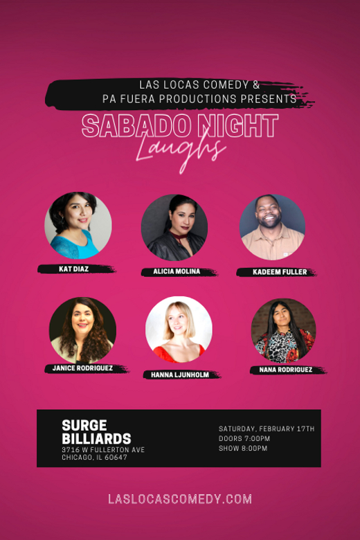 Sabado Night Laughs - February 2024 show poster