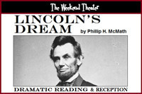 LINCOLN’S DREAM – Dramatic Reading with Reception show poster