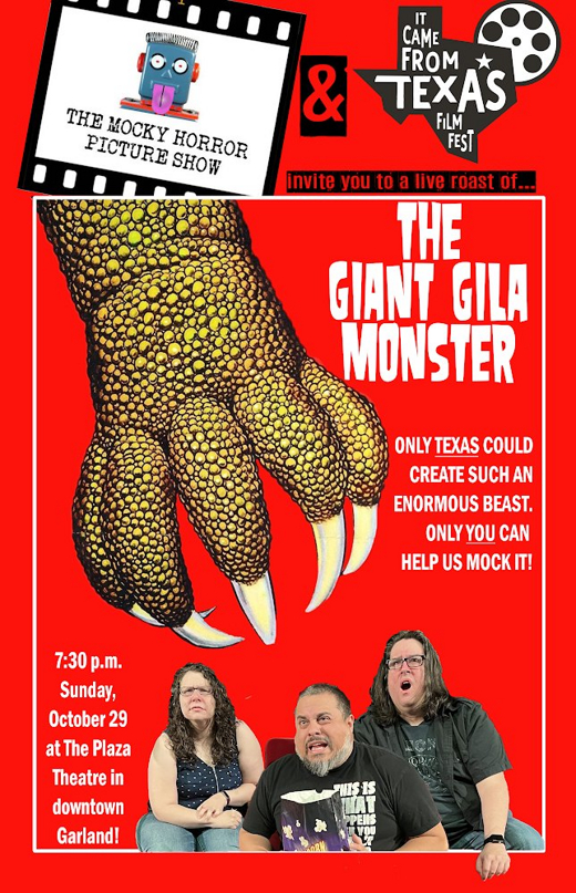  Mocky Horror Picture Show live riffing of THE GIANT GILA MONSTER (1959)