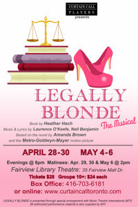 LEGALLY BLONDE THE MUSICAL show poster