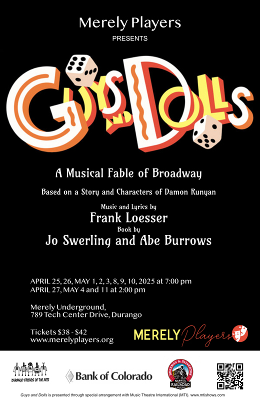 Guys and Dolls show poster