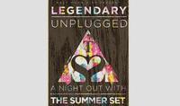 The Summer Set Legendary Unplugged Tour show poster