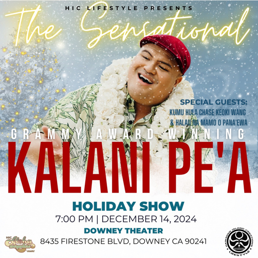 2025 GRAMMY-Nominated Kalani Pe'a Brings Hawaiian Xmas Tour to LA in Los Angeles