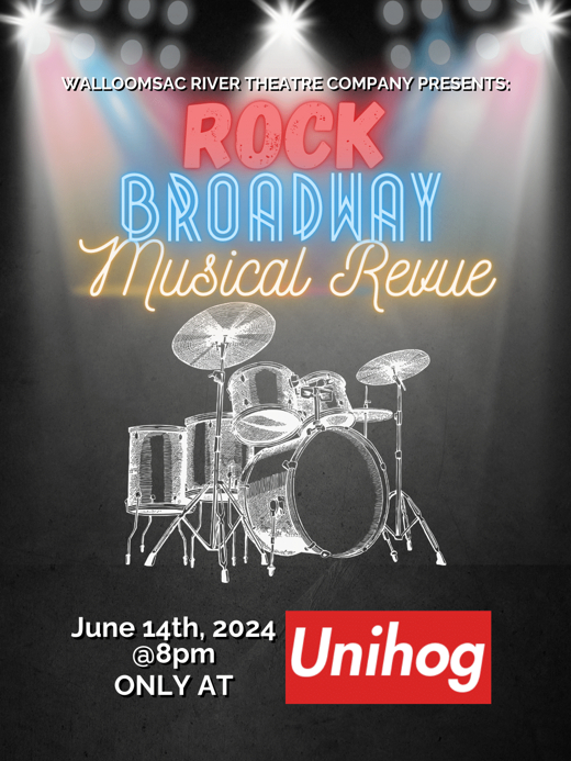 Rock Broadway Musical Revue show poster