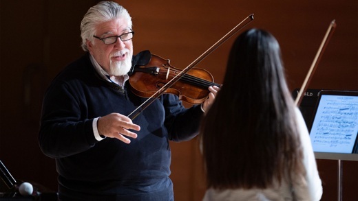 Violin Master Class with Andrés Cárdenes