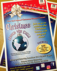 Christmas Around the World Dessert Concert show poster