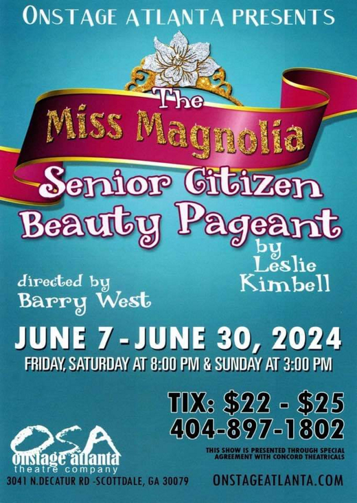 The Miss Magnolia Senior Citizen Beauty Pageant in Atlanta