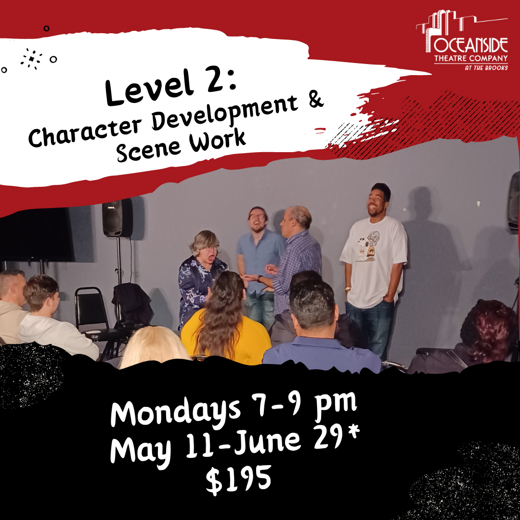 Level 2 Improv: Character Development and Scene Work in San Diego