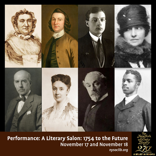 A Literary Salon: 1754 to the Future