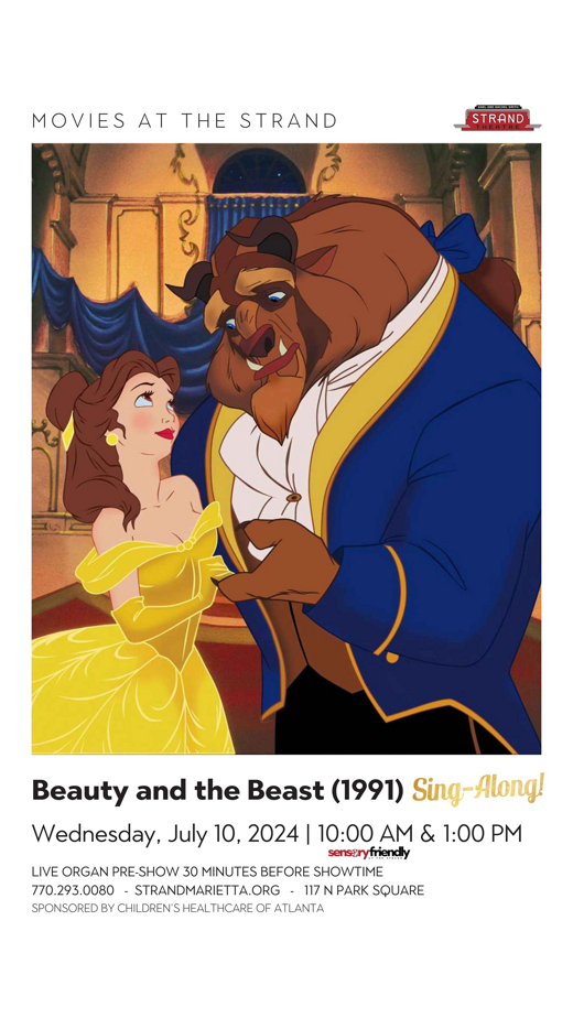 Disney Movie Series: Beauty and The Beast Sing Along (1991) in Atlanta