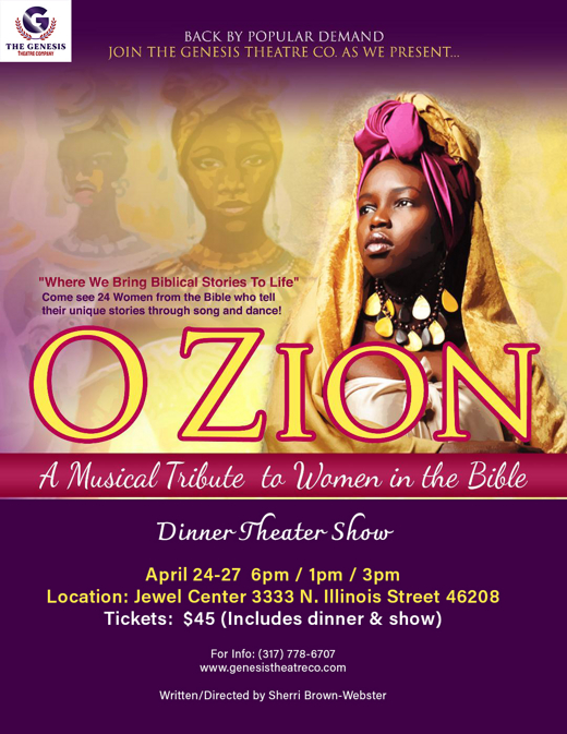 O Zion - A Musical Tribute to Women in the Bible in Indianapolis