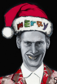 A John Waters Christmas show poster