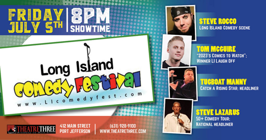 Long Island Comedy Festival show poster