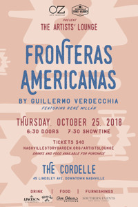 The Artists' Lounge: Fronteras Americanas show poster