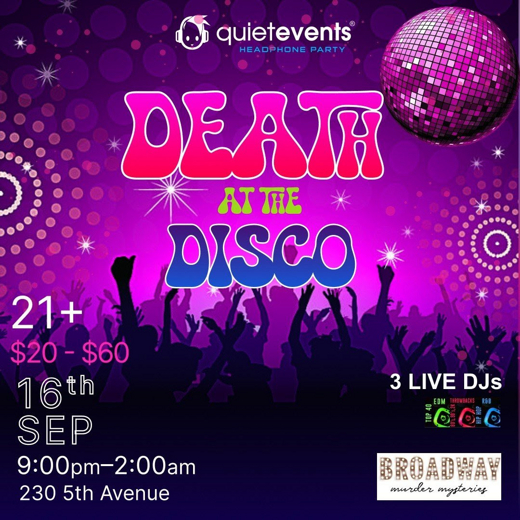 Death at the Disco show poster