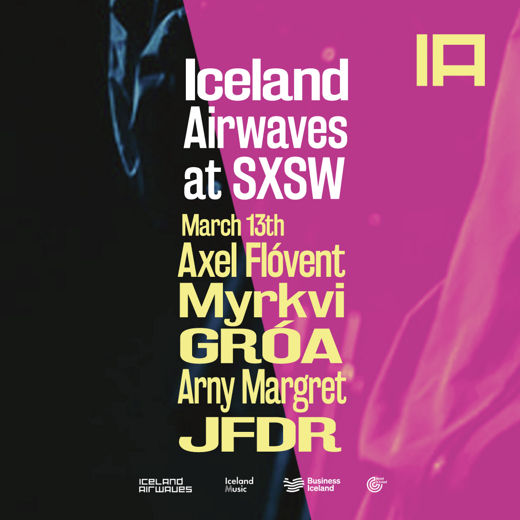 Iceland Airwaves official SXSW Showcase feat. Arny Margret, Axel Flóvent, Myrkvi, GRÓA, and JFDR in Austin