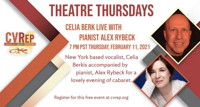 The Roost Lounge Presents: Celia Berk Live With Pianist Alex Rybeck